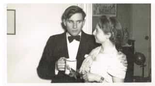Dr. Geoffrey Clayton and Shirley Clayton as a young couple in Norwich, England