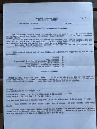 Takeheart Health Check